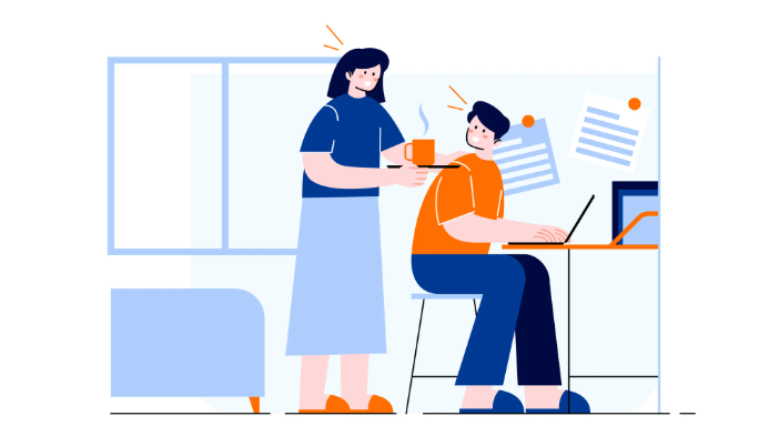 Réseau connecté illustrant la transmission des données et la facturation électronique LMNP.