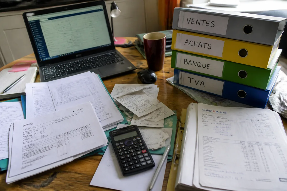 Classement des justificatifs comptables d’une entreprise individuelle dans des dossiers datés
